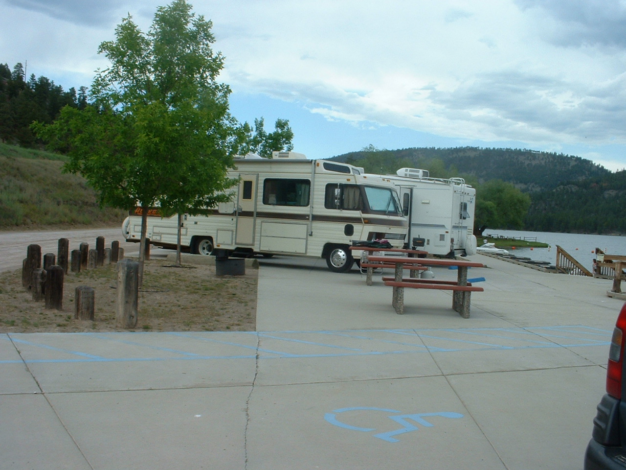 picture showing Accessible RV campsite.