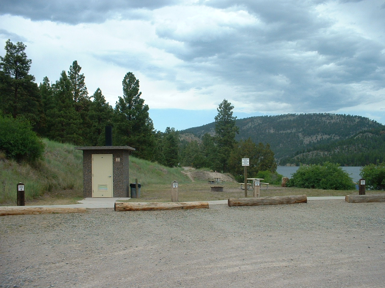 picture showing Tent only camping area.