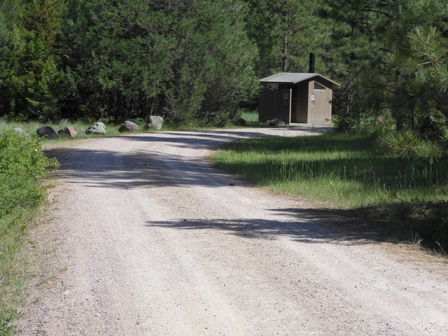 picture showing Roadway to latrine.