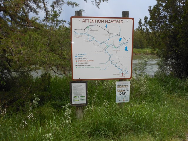 picture showing Floaters map sign.