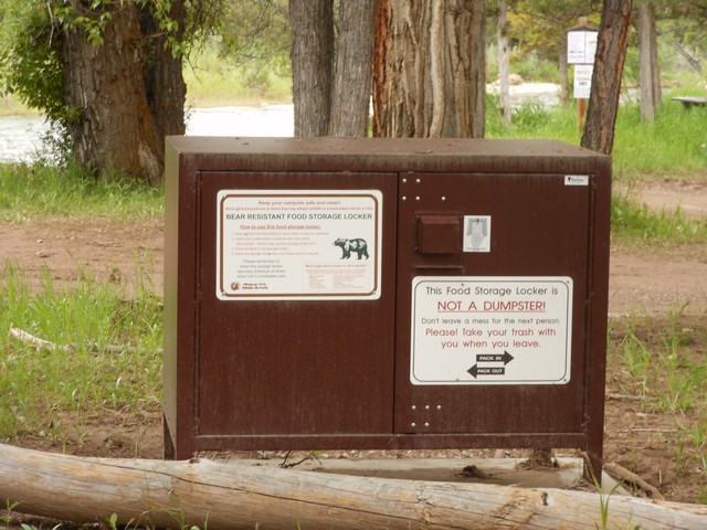 picture showing Food storage box for campers.