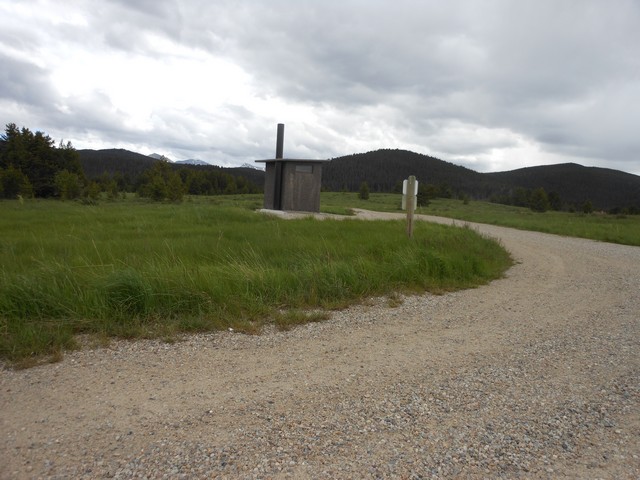 picture showing Latrine at the boat launch area.