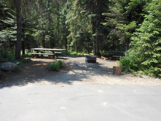 picture showing Campsite #22 does meet accessibility standards but the campsite is not marked as accessible.  This site has electricity and is reserveable too.
