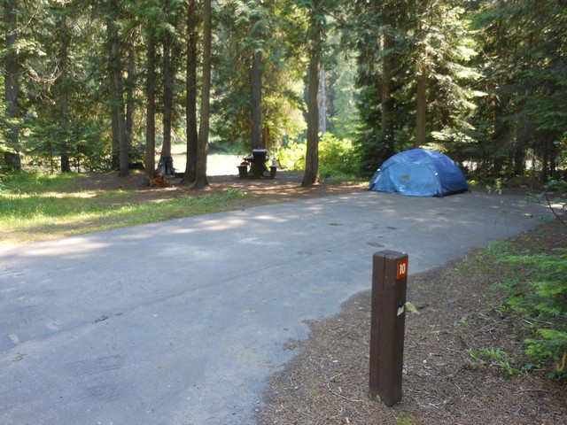 picture showing Campsite #10, real nice site.