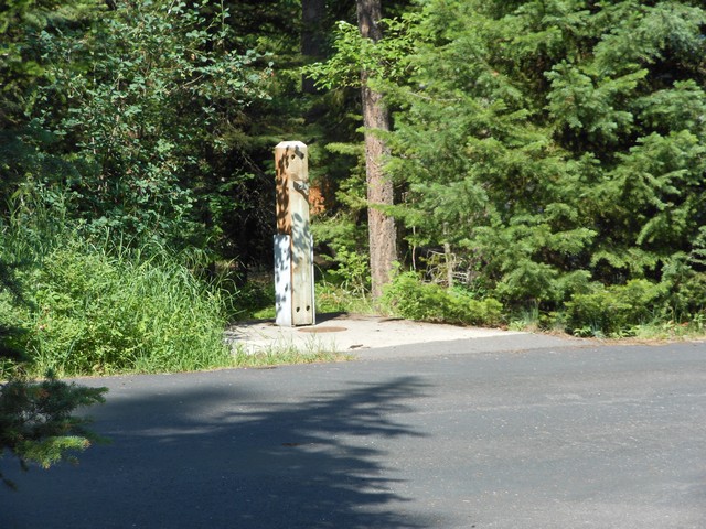 picture showing Water spigot right across from # 11.