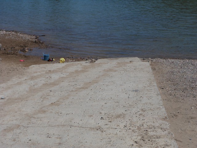 picture showing Boat ramp is located at the access site on the west side of the river.