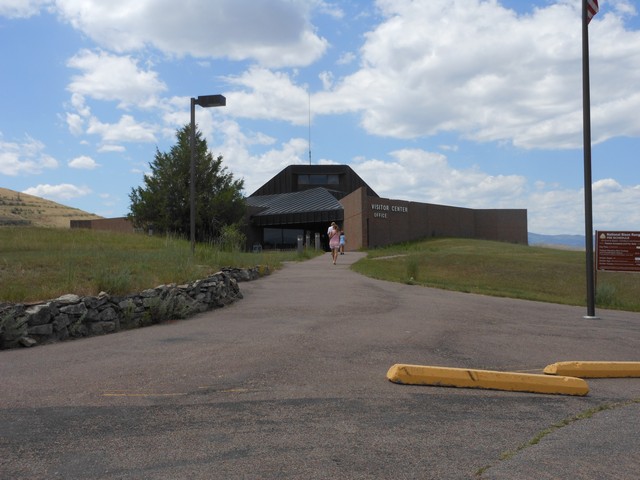 picture showing View toward the visitor center.