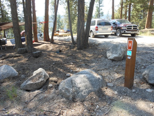 picture showing Accessible campsite #1.