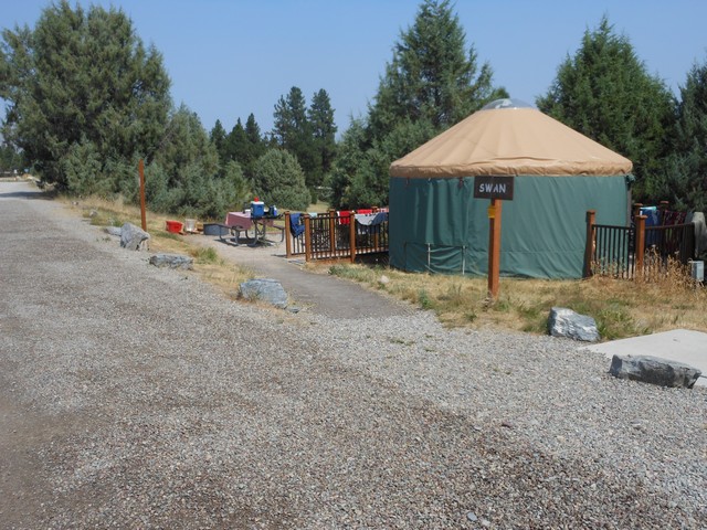 picture showing This is one of 3 yurts available to reserve.  The 