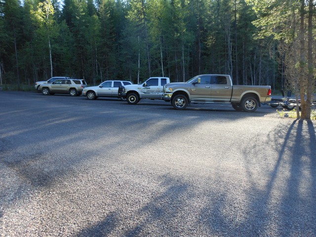 picture showing New boat trailer parking lot.  Holds up to 75 vehicles.