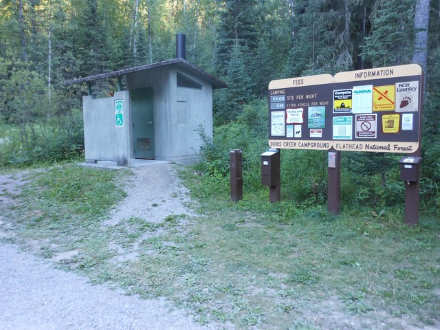 picture showing Kiosk, fee station and latrine.