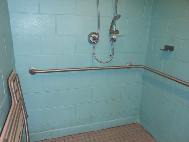 picture showing View of shower stall.