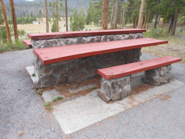 picture showing Some of the tables have been made accessible with this design.  