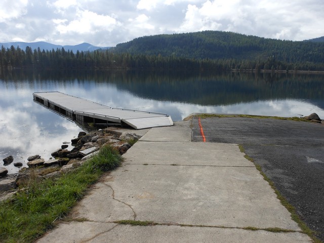 picture showing Boat ramp & dock in the boat launch area adjacent to the day-use area.