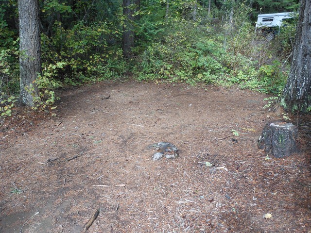 picture showing Tent site associated with campsite #3.