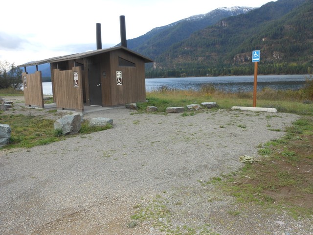 picture showing Accessible parking & latrines.