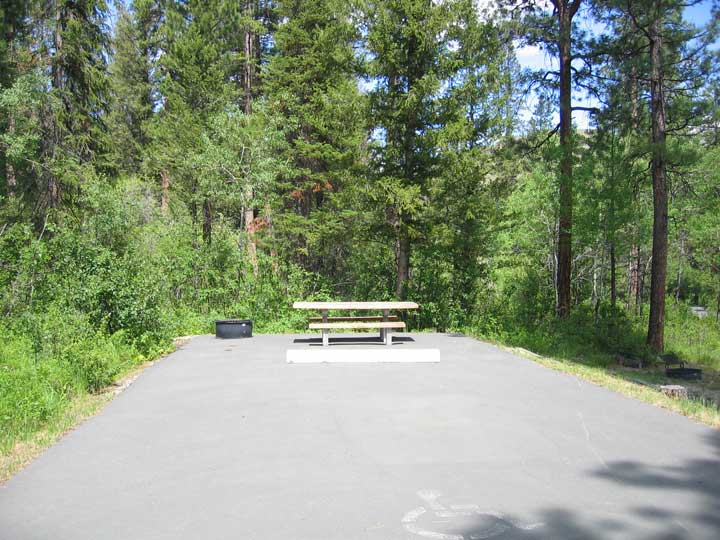 picture showing Accessible campsite at Indian Trees Campground.