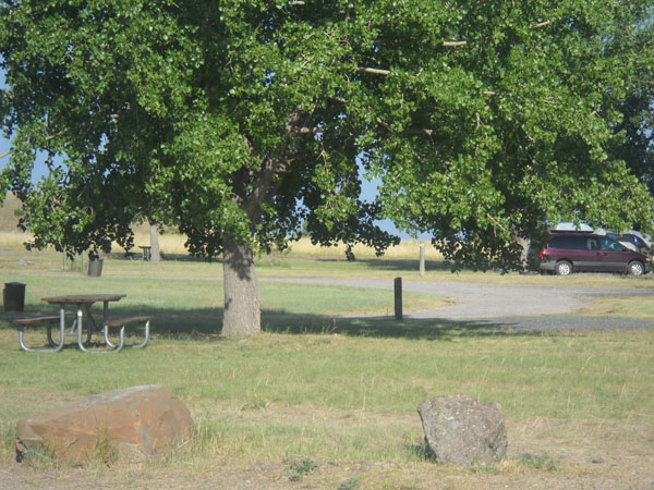 picture showing Typical campsite.