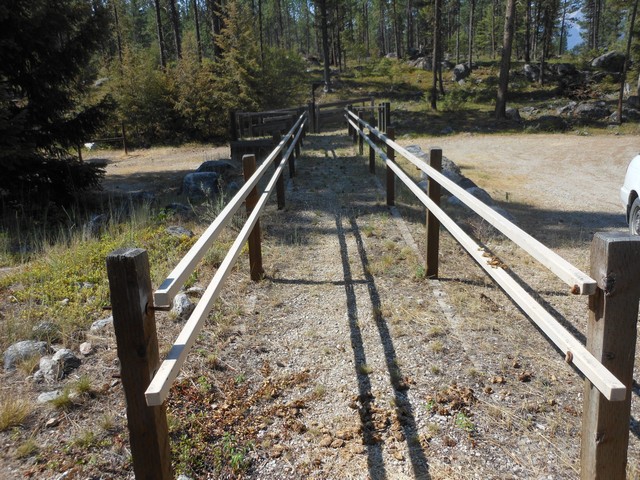 picture showing Accessible ramp to transfer device for getting onto the back of a horse.